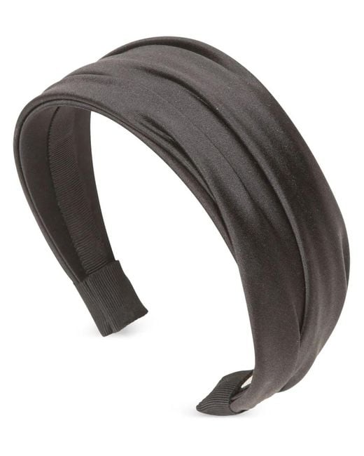 Jennifer Behr Gray Natasha Satin-Finish Headband