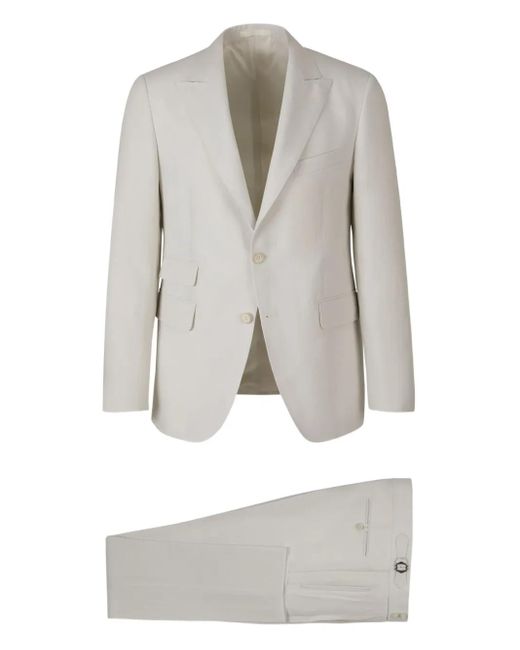 SCABAL® Gray Single-Breasted Suit for men