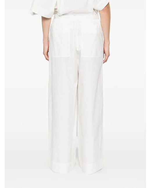 Soeur White Hugues Drawstring Trousers