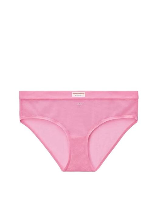 Alexander Wang Pink Fine-Mesh Briefs