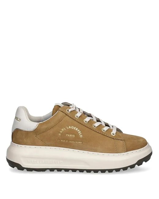 Karl Lagerfeld Brown Sneakers mit Logo-Print