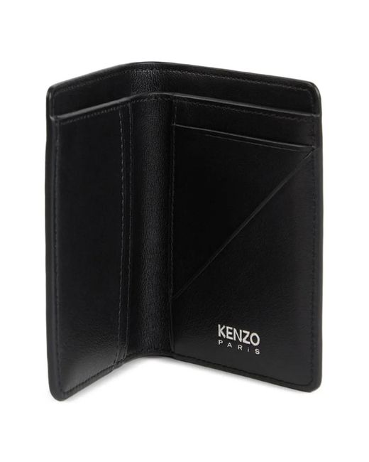 KENZO Black Double K Wallet for men