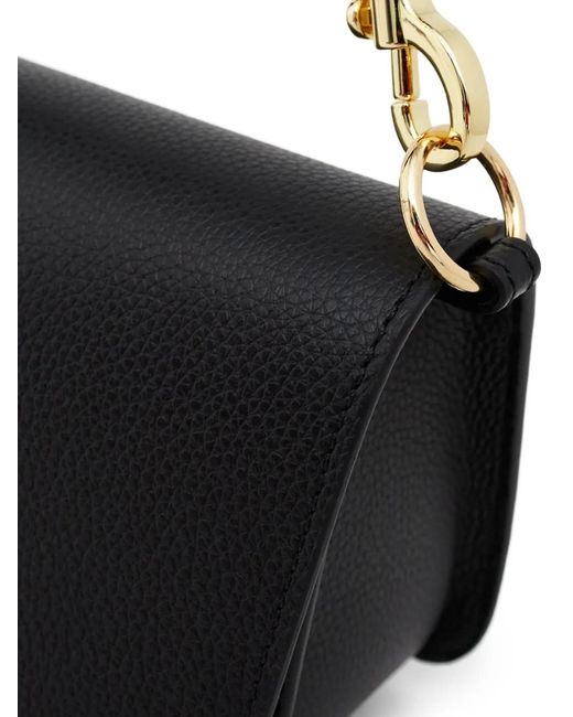 Atp Atelier Black Corsina Magnetic-Flap Shoulder Bag