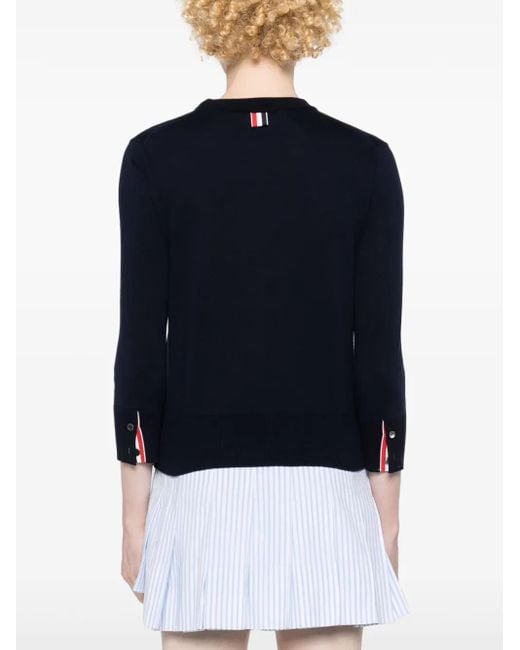 Thom Browne 4bar プルオーバー Black