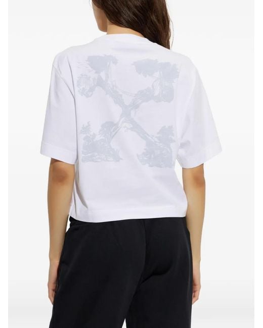 Off-White c/o Virgil Abloh White Logo-Print T-Shirt
