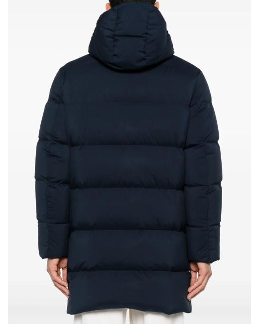 Fay Blue Hooded Down Parka for men
