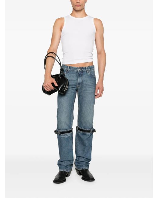 Coperni Blue Hybrid Denim Pants for men