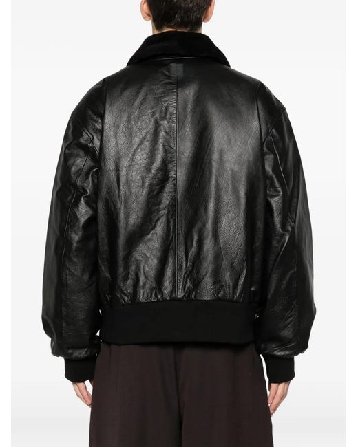 Leather Jackets Calvin Klein de hombre de color Black
