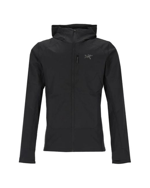 Arc'teryx Black Delta Hybrid Hoodie for men