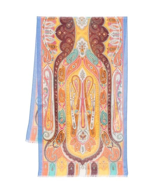Etro Orange Handkerchief