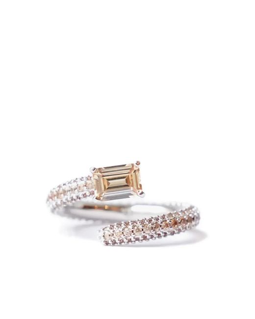 Izabel Display White Ring Mit Knotendetail