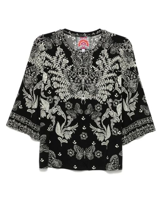 Johnny Was Black The Janie Bell-Sleeved Top