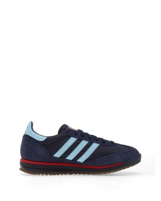 Adidas Blue Sl 72 Rs Lace-Up Sneakers for men