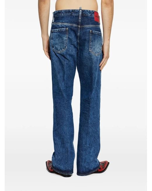 Vaqueros Con Efecto Degradado DSquared² de hombre de color Blue