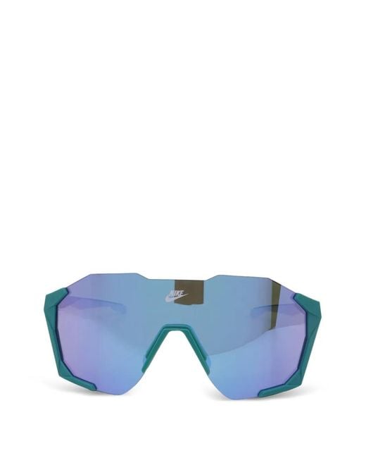 Nike Blue Charged Shield Sunglasses