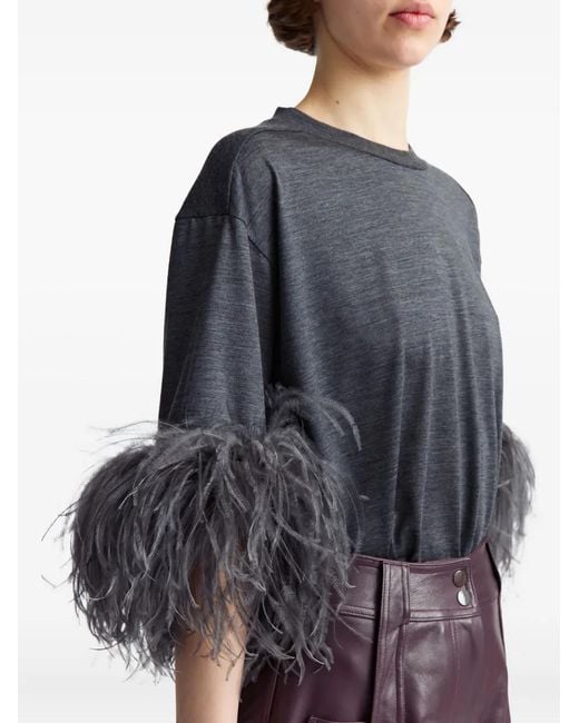 16Arlington Gray Teodora Top