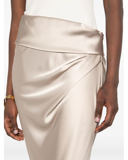 Patrizia Pepe White Ruffled Maxi Dress