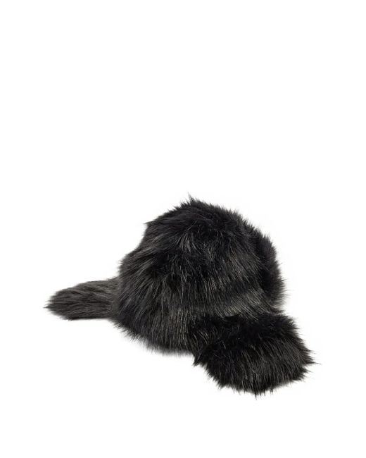 Unreal Fur Black Wright Shearling Hat