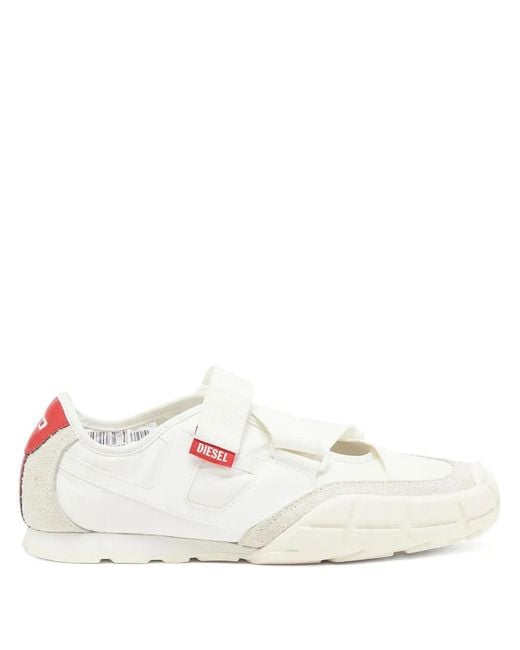 DIESEL White S-Pagodha Slip-On Sneakers