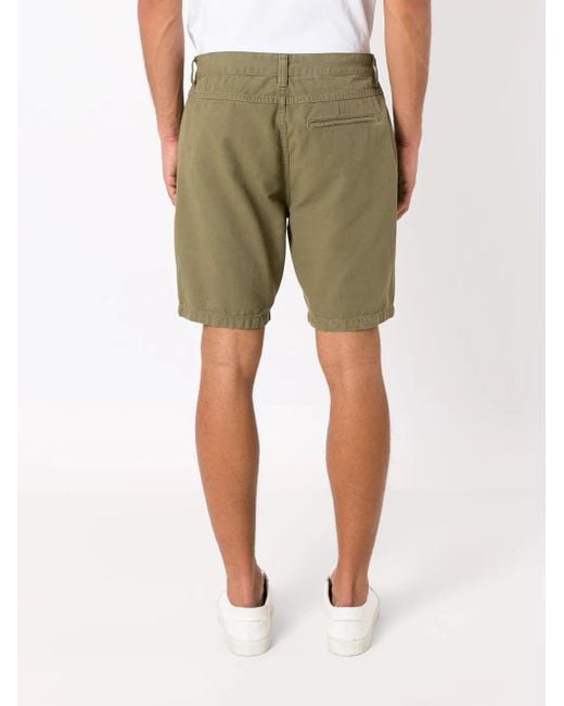 Bermuda En Coton À Taille Mi-Haute Osklen pour homme en coloris Green