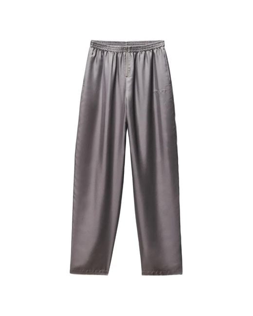 Alexander Wang White Mid-Rise Track-Pants