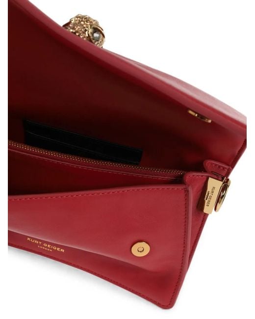 Kurt Geiger Purple Sloane Soft Shoulder Bag