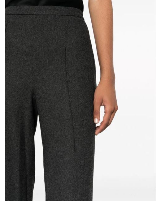 Vince Gray High-Waist Tailored Tapered Trousers