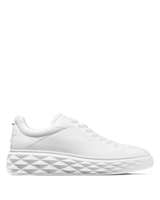 Jimmy Choo Diamond Maxi Sneakers in White für Herren