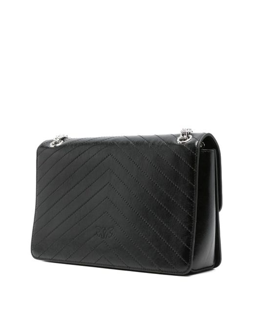 Pinko Black Love One Light Crossbody Bag