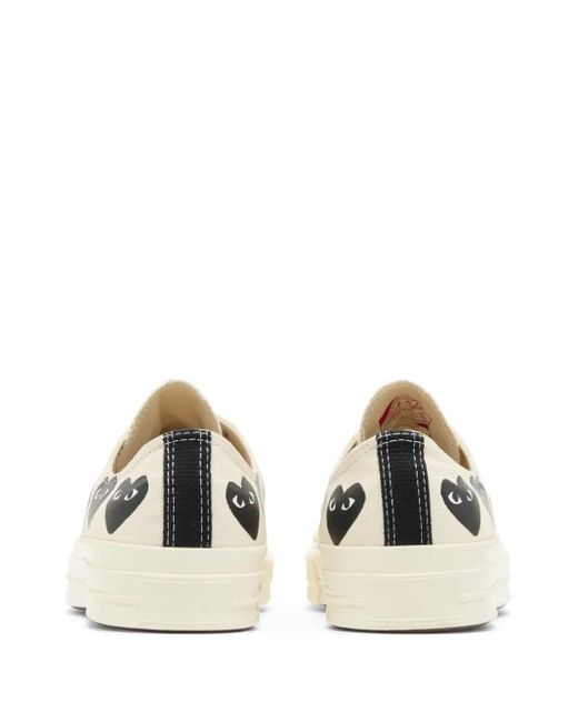 COMME DES GARÇONS PLAY White X Converse Chuck Taylor'70 Sneakers
