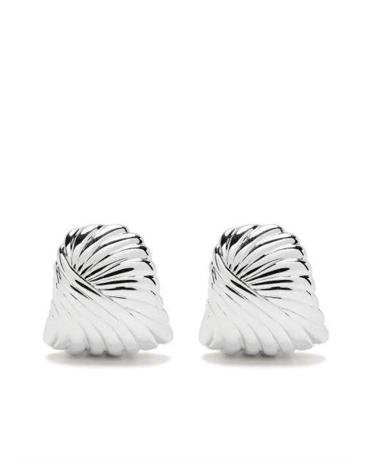Missoma Ripple ピアス White