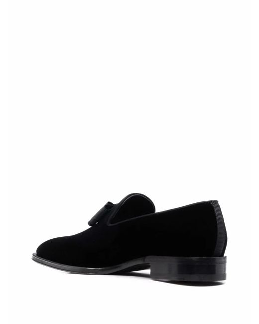 DSquared² Black Ubaldo Loafers for men