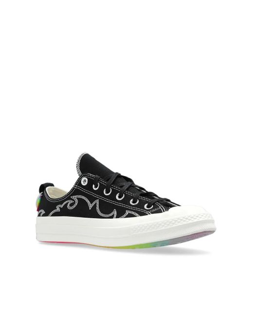Converse Black Chuck 70 Pride Sneakers