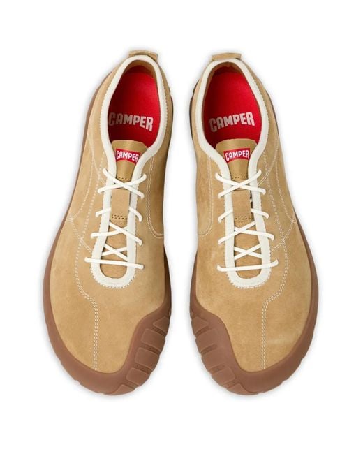 Camper Multicolor Peu Path+ Leather Panelled Sneakers for men