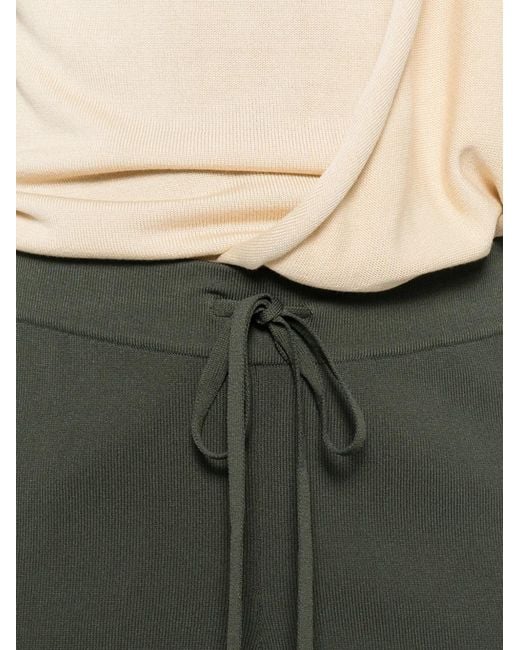 Twinset Gray Drawstring Track Pants