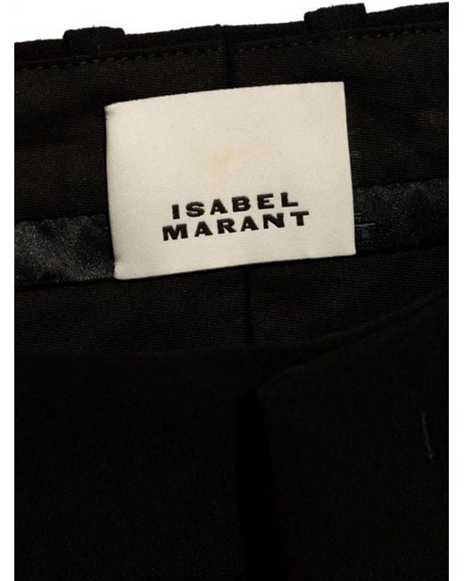 Short plissé Elna Isabel Marant en coloris Black
