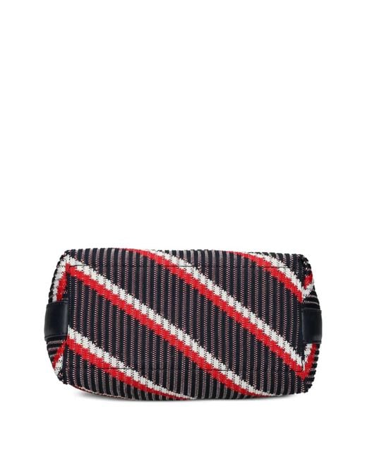 Tommy Hilfiger Blue Sac À Bandoulière Rayé À Logo