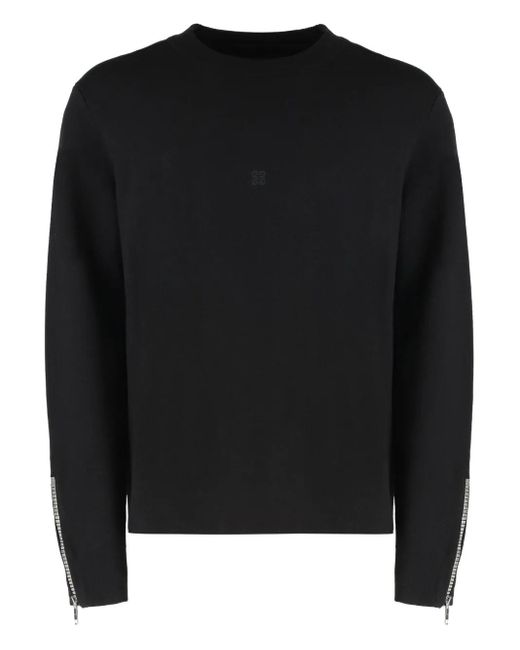 メンズ Givenchy ジップカフス セーター Black