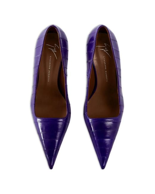 Giuseppe Zanotti Purple High Desire Pumps 105