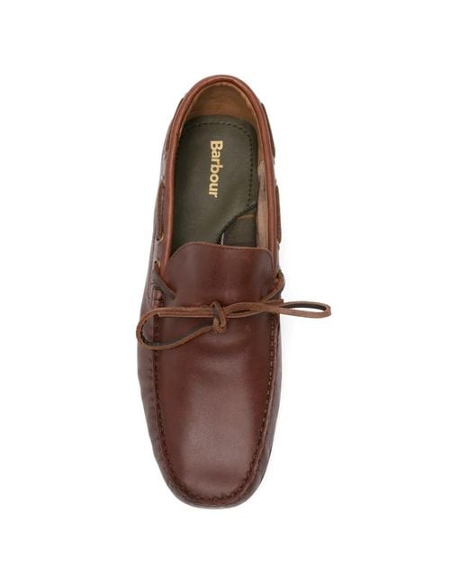 Barbour Brown Sailor Shoes for men