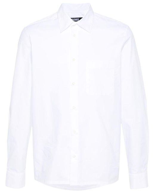 Camicia La Chemise De Costume di Jacquemus in White da Uomo