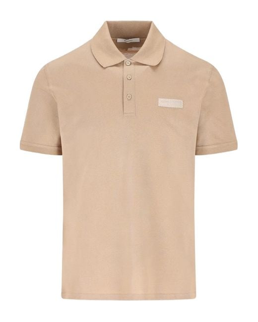Givenchy Natural Grosgrain Ribbon Polo Shirt for men
