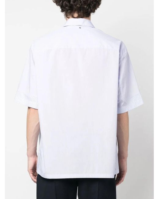OAMC White Short-Sleeved Plain Shirt for men