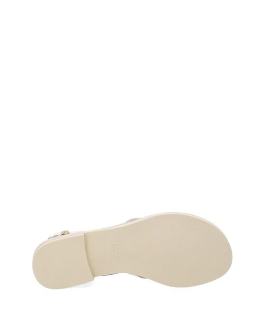 Frau White Strappy Sandals