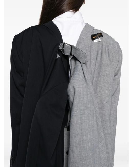 Comme des Garçons Black Checked Jacket