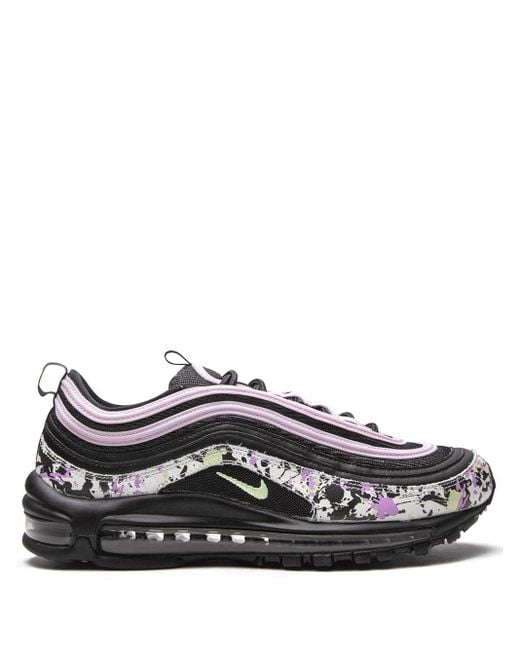 gato partes Aventurarse Nike Air Max 97 ' Paint Splatter' Sneakers in Black | Lyst Canada