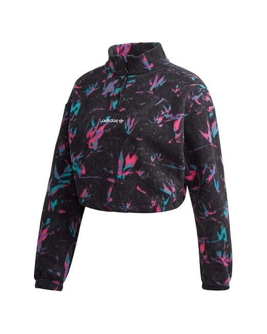 Adidas Blue Half-Zip Sweater
