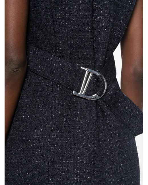 Maje Button-Up Mini-Jurk in het Blue