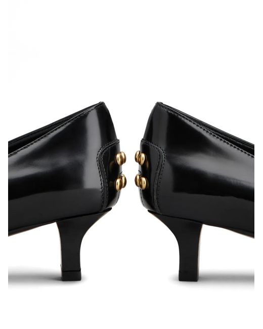 Tod's Black Studded Pumps