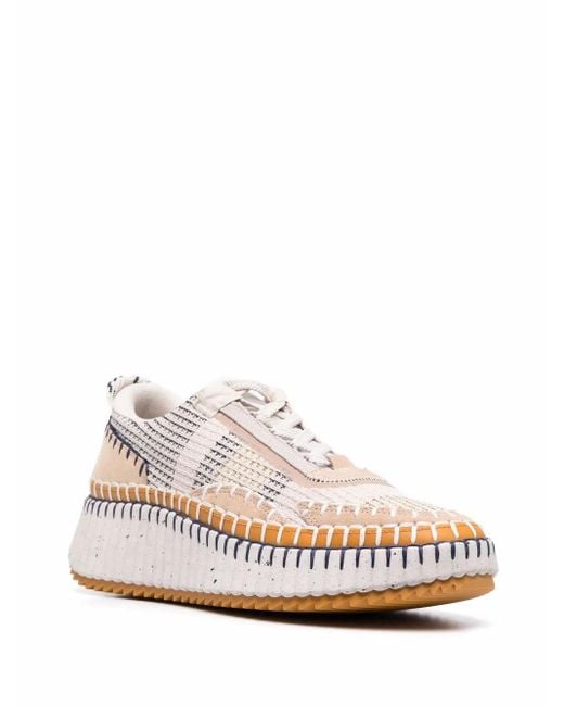 Chloé Natural Nama Sneaker